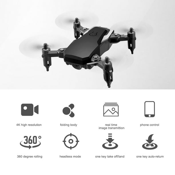 Lf606 2.4g Rc Drone Con Cámara 4k Mini Drone 